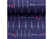 Jersey - Keep Smiling blau